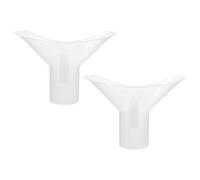 2 Pezzi Coppetta Lavaocchi in Plastica Bianca, Uso Quotidiano | Installazione Semplice, Irrigazione Manuale, per Impurità Oculari, Casa e Luoghi di Lavoro, Pronto Soccorso Portatile