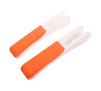 2 Pezzi Coppia Cuscinetti per Braccioli Seduta Wc Bianco Plastico | 10, 43x2, 36 Pollici, per Sedia da Bagno e Doccia, Installazione, Supporto Ergonomico