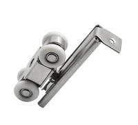 2 pezzi/coppia di rulli for porte scorrevoli, ferramenta for porte scorrevoli, puleggia da 4/8 ruote, ruote sospese for porte in legno, puleggia for binario(6 wheels)