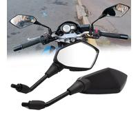 2 Pezzi/coppia Specchietti Retrovisori Per Moto Per Aprilia DORSODURO 1200 DORSODURO 750 FALCO / SL1000 In Fibra Di Carbonio E Vetro Bianco(Black)