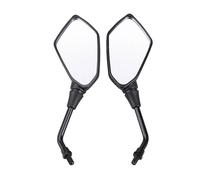 2 Pezzi/coppia Specchietti Retrovisori Per Moto, Sinistro E Destro, Per Scooter, Specchio Convesso Posteriore Da 10 Mm In Fibra Di Carbonio Specchietto retrovisore