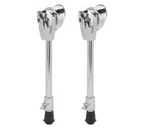 2 Pezzi Coppia Speroni per Grancassa, Gamba per Grancassa con Staffa Fissa Supporto per Piedi per Batteria Parti di Ricambio Supporti per Grancassa Supporti Staffa per Set di