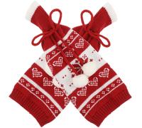 2 pezzi copri bottiglie natalizi copertine decorative snowflake bottiglia per