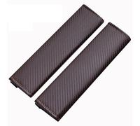 2 Pezzi Copri Cintura Auto per Mitsubishi Fortis Opel Vectra C, Cuscinetti Cintura Sicurezza Protezione della Spalla Comfort Morbido Copri Cintura,B-Brown