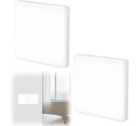 2 pezzi copri interruttore a parete, copertura presa a parete, 86 x 86 mm, multipresa a parete piatta, montaggio a incasso, per prese elettriche supporto nascosto da incasso di rettangolari