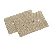 2 Pezzi Copri Placche Interruttori Decorativi Oro, Monocomando, Cristalli | Rifinitura Scintillante per Parete, Stile Moderno Elegante, Aggiornamento Rapido per Corridoi e Affitti