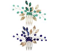 2 Pezzi Copricapo A Foglia Accessori Per Capelli Da Sposa Da Sposa Pettine Retrò Perni Per Capelli Da Donna Accessori Decorativi Per Capelli Accessori Per Ragazze