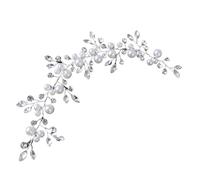 2 pezzi copricapo da sposa perle accessori for capelli in cristallo fasce for for viaggi in spiaggia for feste di matrimonio per Capelli da Sposa