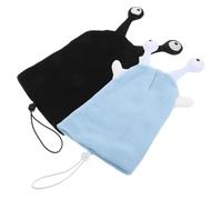 2 Pezzi Copricasco da Sci Alieno con Antenna, Stile Cartone | Maglia Lavorata, Blocca Vento Freddo, per Caschi Integrali e Sport Invernali di Gruppo