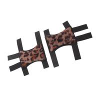 2 Pezzi Coprimaniglia per Bastone da Passeggio, Peluche Leopardato | Uso Esterno su Bastoni Diritti e Deambulatori, Comfort Migliorato, Pulizia Facile, Inserto in Fibra