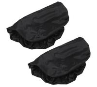 2 Pezzi Coprisedile per Trattore, Oxford 210d Nero Elastico | Antistrappo, Adatto a Molti Modelli, per Sedili di Trattori e Veicoli Utilitari, Uso Annuale