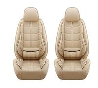 2 Pezzi Coprisedili Anteriori Auto per Ferrari 296 | 12Cilindri | Amalfi, Protezione Completa Comodo E Traspirante Impermeabile Facile da Pulire Coprisedili Auto,4 Beige