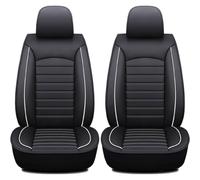 2 Pezzi Coprisedili Auto per Audi Q2 Q3 8U Q3 Q5 8R Q5 e Tron Sportback Q7 4L Q, Anteriore Coprisedile in Pelle PU Protezione Sedili Antiscivolo Copri Sedili Accessori,B/Black-White