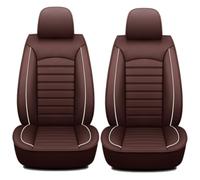 2 Pezzi Coprisedili Auto per Ford Focus RS 2015-2025, Coprisedile Coprisedili Auto Pelle PU Impermeabile Copri Traspirante Protezione Sedile Accessori,D/Brown