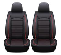 2 Pezzi Coprisedili Auto per Ford Focus RS 2015-2025, Coprisedile Coprisedili Auto Pelle PU Impermeabile Copri Traspirante Protezione Sedile Accessori,A/Black Red