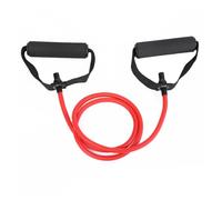 2 Pezzi Corda Elastica per Esercizi All'aperto con Maniglia, Banda | Tessuto a Griglia, Uso per Yoga e Allenamento, Portatile e Semplice da Usare, Blu o Rosso