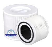 (2 pezzi) Core 300S Filtro di ricambio compatibile con purificatore d'aria LEVOIT Core 300 e Core 300S, filtro H13 True Hepa, filtro HEPA 3 in 1 da 2 pezzi Filtro bianco Core300/300S