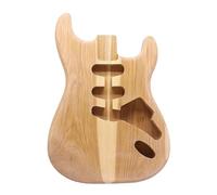 2 Pezzi Corpo Di Chitarra In Legno Combinato Barile Di Chitarra Parti Di Barile Di Chitarra Elettrica In Frassino Non Verniciato Larghezza Tasca Di 5,6 Cm (Color : No holes)