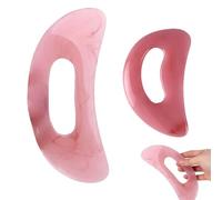 2 Pezzi Corpo Gua Sha Massaggio Strumento - Rosa Gua Sha Massaggio Strumento, Anti-Cellulite, Multifunzionale, Design Ergonomico - Ideale per Gambe, Schiena, Viso, Collo, Rilassamento Muscolare