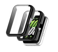 2 Pezzi Cover per Samsung Galaxy Fit 3 Custodia con Pellicola Protettiva HD Ultra Sottile Vetro Temperato Cover avec Pellicola Protettiva Copertura Complessiva Anti-Graffio Protezione Case