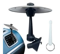 2 pezzi Crash Bacino auto in metallo 14 x 13,5 x 3,5 cm Crash Percussion per tamburo, fessure di ventilazione per tutti i tipi di veicoli, amanti della musica