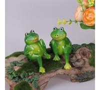 2 pezzi Creative Little Beauty Ornament Garden Courtyard Resin Decoration Gift