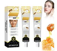 2 Pezzi Crema al Veleno d’Api Antirughe 20g, Bee Venom Idratante Rassodante per Viso e Collo, Effetto Lifting, Cura Anti-Età per Tutti i Tipi di Pelle(Nero)