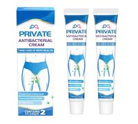 2 Pezzi Crema Antibatterica Intima, Crema Antiprurito per Donna Uomo, crema Antifungina per Uso Esterno, Sollievo Rapido da Prurito, Irritazioni, Odori Intimi, Cura Igiene Quotidiana