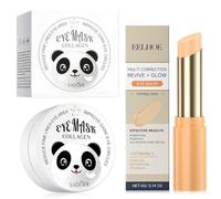 2 Pezzi Crema Occhi Stick alla Vitamina C e Patch Contorno OcChi, Vitamin C Crema Per Gli OcchI, Pach Occhi per Borse e Occhiaie, Anti-Rughe e Anti-Occhiaie, Rimuovi Borse e Puffiness