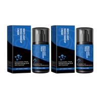 2 Pezzi Crema Viso Uomo, Correttore Idratante per Uomo Anti-Fatica, Face Cream, Crema Idratante Rinfrescante, Crema Idratante Anti-Età Con Acido Ialuronico, Può Rassodare la Pelle e Ridurre le Rughe