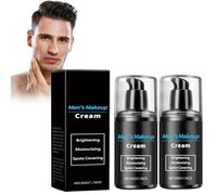 2 Pezzi Crema Viso Uomo, Correttore Idratante per Uomo Anti-Fatica, Idratante Anti-Età Con Acido Ialuronico, Face Cream, Crema Idratante Rinfrescante, Può Rassodare la Pelle e Ridurre le Rughe