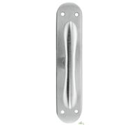 2 PEZZI CREMONESE MANIGLIA PER FINESTRA GOCCIA CON PERNI CROMO SATINATO H 180 MM