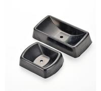 2 Pezzi Cric in Gomma Ruota Chock per Rimorchio Dock Resistente 6 Pollici Tappo