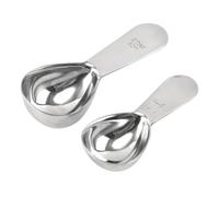 2 Pezzi Cucchiaino Dosatore Caffè in Acciaio Inox 15ml e 30ml