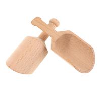 2 pezzi cuccioli di sale naturali cucchiai in legno per cucinare condimenti
