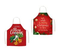 2 pezzi Cucina a tema per la cucina a tema di Natale per grembiuli natalizi