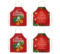 2 pezzi Cucina a tema per la cucina a tema di Natale per grembiuli natalizi