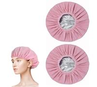 2 pezzi cuffia riscaldante per capelli curati, cuffia riscaldata per la cura dei capelli, cuffia di cura a doppio strato in alluminio per salone di parrucchieri spa