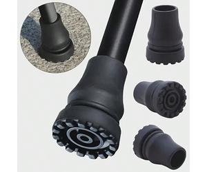 2 pezzi Cuscinetti antiscivolo in gomma per deambulatore, 1,9/2/2,2 cm, pratici per la mobilità interna ed esterna, accessori per deambulatore durevoli e resistenti all'usura 2 cm/0,78 pollici - 2 pez