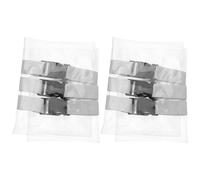 2 Pezzi Cuscinetti in Gel per Piedi Trasparente | Copertura Lavabile in PVC e Nylon, Fissaggio a Clip Elastici, per Seduta e Sala Trattamento