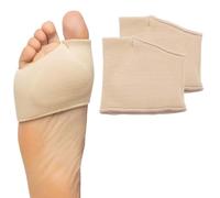 2 pezzi Cuscinetti invisibili per alleviare il dolore della pianta del piede, di colore naturale, in gel di silicone morbido, adatti per scarpe con tacco alto da donna, sneaker e scarpe casual da uomo