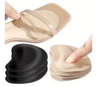 2 pezzi Cuscinetti metatarsali, Spessi cuscini ammortizzanti per tacchi alti e sandali, Solette comfort per avampiede antiscivolo e traspiranti Poliestere