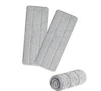 2 pezzi Cuscinetti per Mop, Cuscinetti per Mocio in Microfibra, Mocio Bagnato e Asciutto Riutilizzabile, per Tutti i Tipi di Pavimento - 12,59x3,93x0,27 Pollici