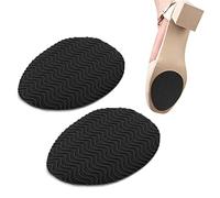 2 Pezzi Cuscinetti per Scarpe 9,5 x 6,5 cm Adesivi per impugnature in silicone Protezioni autoadesive per suole indossabili per stivali con tacco alto Sandali (Nero)
