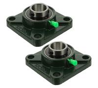 2 Pezzi Cuscinetto del Blocchetto di Cuscino Ucf205-16 in Ghisa | Macchinari e Utensili, Design Compatto, Prestazioni Stabili, Alta Resistenza, Riduce Sostituzioni Frequenti