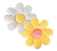 2 Pezzi Cuscini di Fiori, Cuscino a Forma di Fiore a Margherita, Cuscino da Pavimento Fiore Cuscino da Seduta, Cuscino Fiore Carino Decorativo, per camera da letto, divano, sedia, casa, letto, 40 cm