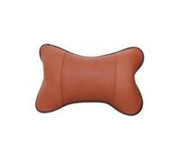 2 pezzi Cuscini for il collo dell'auto Cuscino universale for supporto della testa Protezione for poggiatesta dello schienale del sedile per Adulti(Brown)