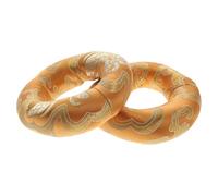 2 Pezzi Cuscini per Campane Tibetane Supporto Stabile, in Cotone | Tappetino Sottociotola per Tavoli e Studi, Attenua le Vibrazioni, Colore Casuale, 2 Cuscini