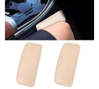 2 Pezzi Cuscino Per Bracciolo Auto, Supporto Universale Per Il Ginocchio Del Lato Guidatore, Ginocchiera In Pelle Dell'Auto, Ginocchiera In Pelle Per Sedile Auto, Per Interni Auto
