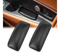 2 Pezzi Cuscino Per Bracciolo Auto, Supporto Universale Per Il Ginocchio Del Lato Guidatore, Ginocchiera In Pelle Dell'Auto, Ginocchiera In Pelle Per Sedile Auto, Per Interni Auto